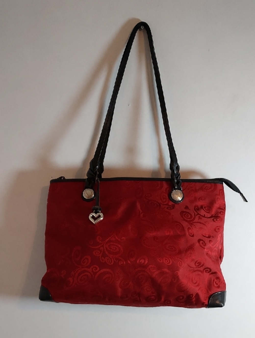 Brighton Red and Black Shoulder Bag